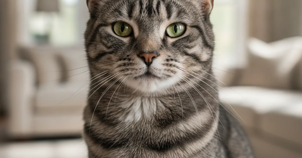 Chat tigré argenté